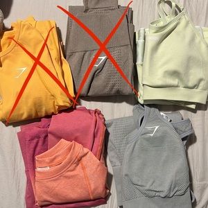3 Gymshark Sets